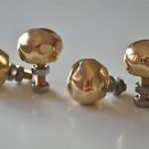 Set of 4 superb quality faceted brass furniture knobs handles chest knob 2008