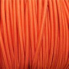 1 METER ORANGE SILK COVERED 3 CORE LIGHT FLEX WIRE BRAIDED CORD HANGING LAMP B12