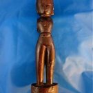 STUNNING ANCIENT ANTIQUE INDIAN CARVED WOOD FERTILITY GODDESS DEITY ICON FETISH