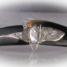Sterling Silver Hair Barrette. Natural Barette. Sterling Silver Jewelry, Hair Accessories.