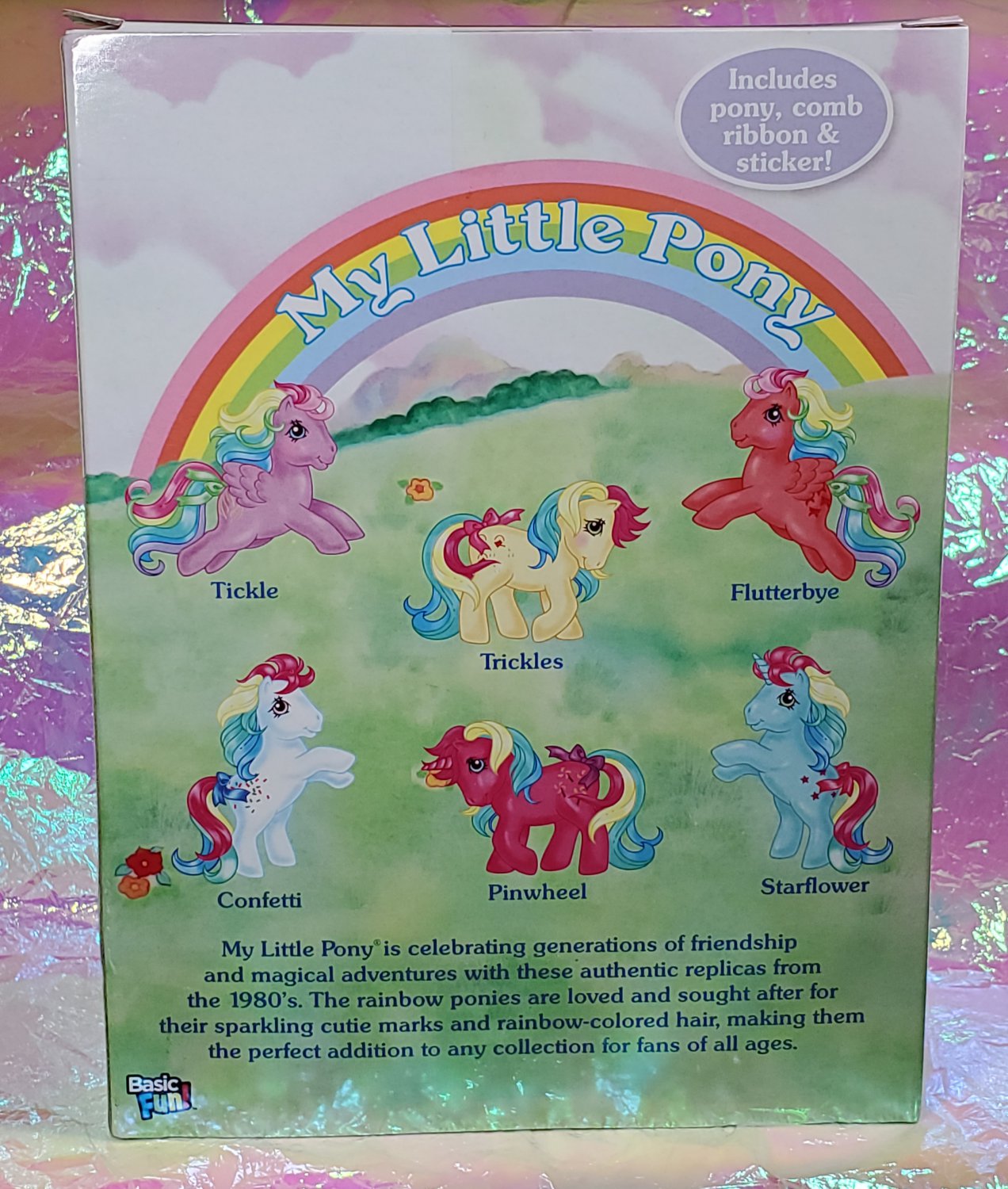 MLP 35th Anniversary Retro Rainbow Pony TRICKLES