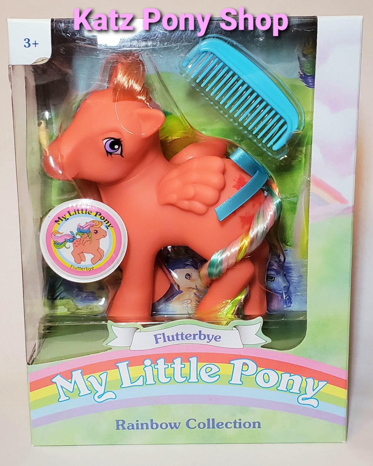 MLP 35th Anniversary Retro Rainbow Pony FLUTTERBYE