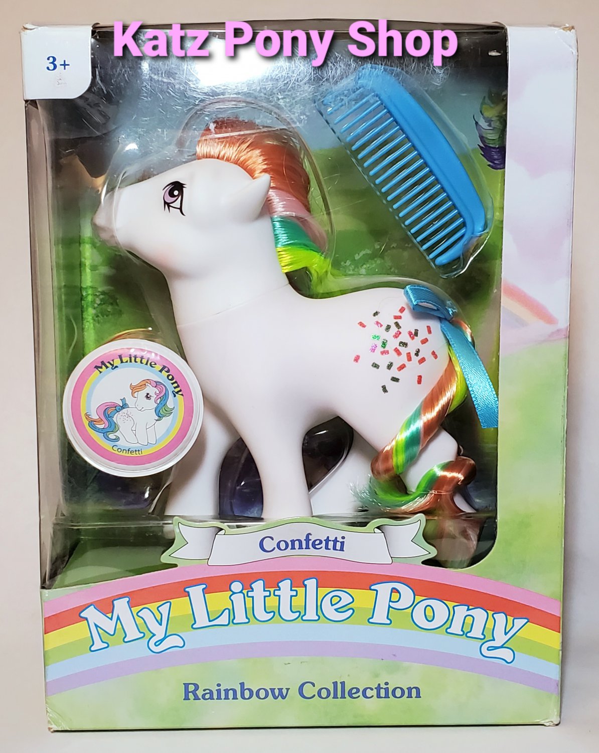 MLP 35th Anniversary Retro Rainbow Pony Confetti