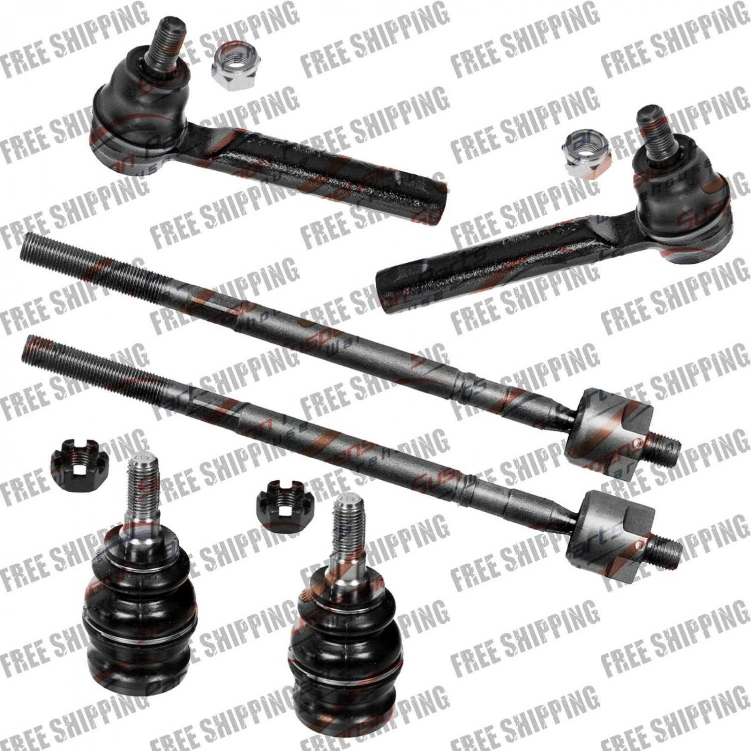 Front Steering Tie Rod End Linkages Lower Ball Joint For Subaru Legacy