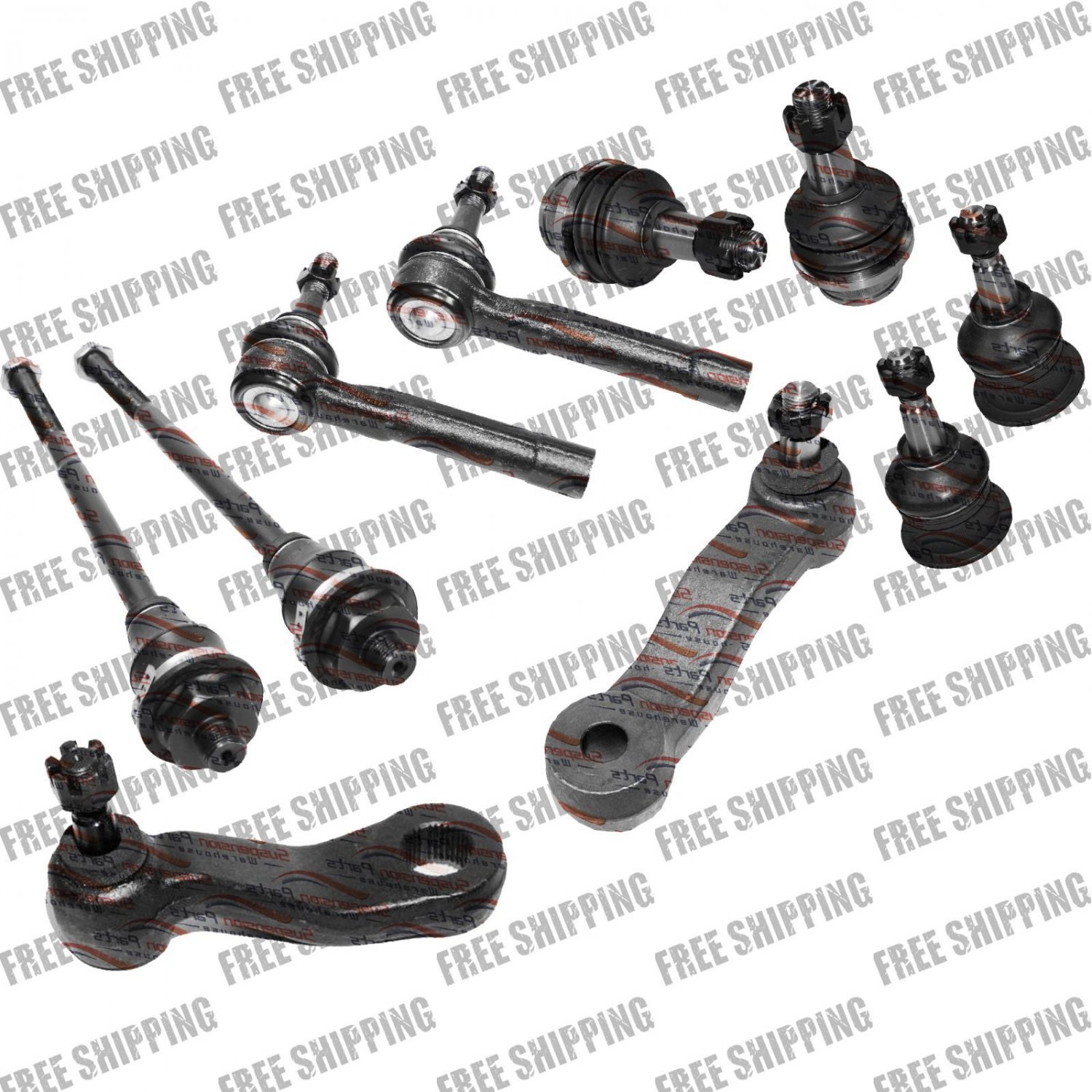 New Tie Rod End Pitman Arm with 3 Groove Spline For Chevy Silverado HD 2500