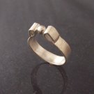 atomium sterling silver band ring