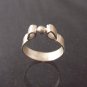 atomium sterling silver band ring