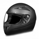 New Daytona Shadow Dull Black Full Face DOT Motorcycle Helmet All sizess F1-B