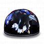 New Daytona Helmets SKULL CAP- Open Face W/ FREEDOM DOT Motorcycle Helmet D6-FR
