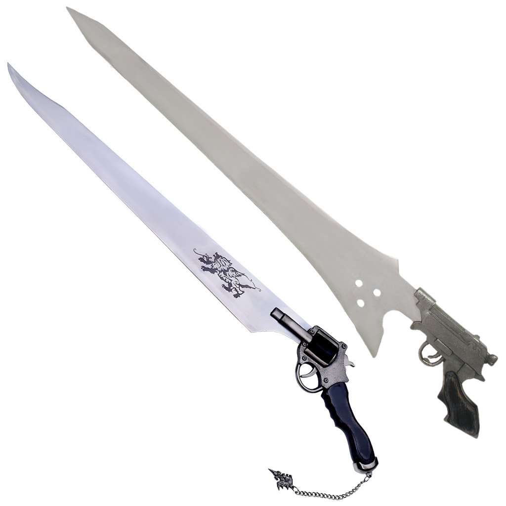 Functional Squall Revolver Gunblade and Hyperion Gunblade