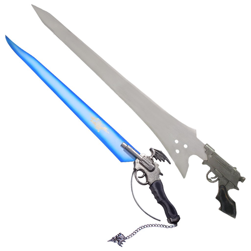 Lionheart Winged Gunblade and Hyperion Gunblade of Seifer Almasy