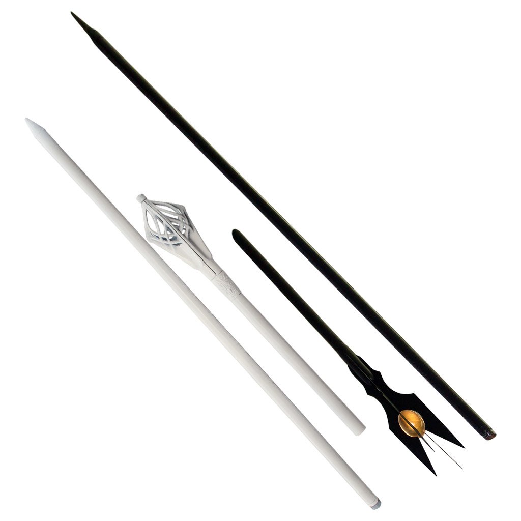 Staff of Gandalf the White and Saruman Staff