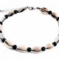 Black Artilady natural shell choker necklace vintage velvet rope beads natural shell choker boho