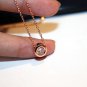 Simple gold plated zircon short necklace women necklaces pendants fashion jewelry wholesale