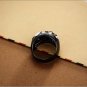 Vintage Black Gun Plated Size Rings for Women Multicolor Rhinestones Paved Female Finger Ring