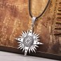 Anime Black Butler Pentacle Pentagram Pendant Lucifer Satan Logo Necklace Women Men Jewelry