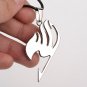 Anime Fairy Tail Logo Necklace silver color Plated Pendant Rope Chain Necklaces