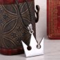Vintage Anime Game Kingdom Hearts Crown Pendant Necklace Women Men Jewelry