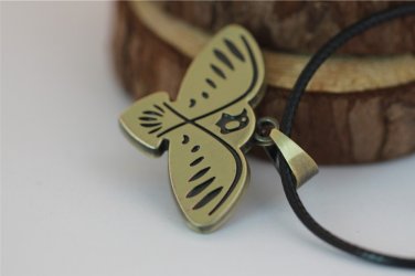 Game Assassin's Creed Logo Pendant Wings of Liberty Bronze Necklace Women Men Jewelry