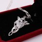 Wizard Princess Arwen Evenstar silver color Pendant Necklace Collares Evening Star Crystal Necklaces