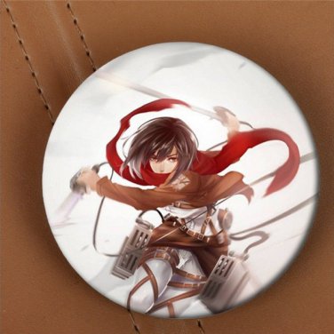 Free Shipping Attack on Titan Anime Brooch Pins Badge Broches For Clothes Backpacks
