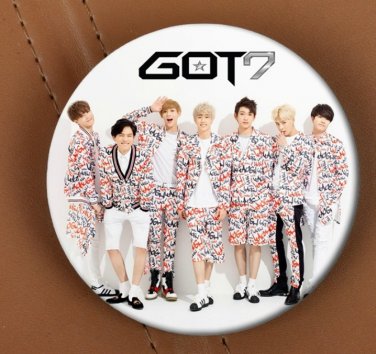 Free Shipping Korea POP GOT7 Brooch Pins Badge Broches For Clothes Backpacks