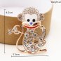 Rhinestone Monkey Brooch Pin Cute Animal Pin Women's Jewelry Brooches Garment Accessories