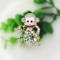 Rhinestone Monkey Brooch Pin Cute Animal Pin Women's Jewelry Brooches Garment Accessories
