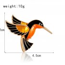 High Simulation Animal Woodpecker Brooch Jewelry Fashion Women Enamel Alloy Brooch Pins