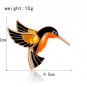 High Simulation Animal Woodpecker Brooch Jewelry Fashion Women Enamel Alloy Brooch Pins