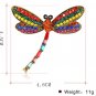 Dragonfly Rhinestone Vintage Brooches Pin Badge For Women Animal Jewelry Accessories