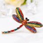 Dragonfly Rhinestone Vintage Brooches Pin Badge For Women Animal Jewelry Accessories