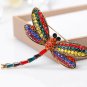 Dragonfly Rhinestone Vintage Brooches Pin Badge For Women Animal Jewelry Accessories