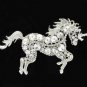Women Jewelry Animal Brooches Clear Unicorn Horse Broach Brooch Pin