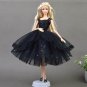Doll Dresses Elegant Lady Black Little Dress Evening Dress Clothes for Barbie Dolls