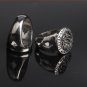 Anime Beauty And the Beast charm Rose Flower Pattern Rings for men and women alloy jewelry