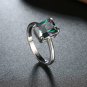 Charm Design Silver color Colored zircon Finger Ring Woman Fashion Jewelry