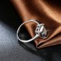 Charm Design Silver color Colored zircon Finger Ring Woman Fashion Jewelry