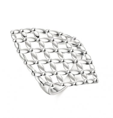 New Design Silver Color Hollow Finger Ring Fashion Jewelry Pretty Lovely Street Style