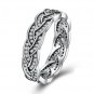 Women AAA Zircon Wedding Ring / Engagement Ring Real 925 Sterling Silver Fine Jewelery