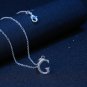 Classic silver color letters G pendant necklace woman & girl fashion jewelery