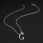 Classic silver color letters G pendant necklace woman & girl fashion jewelery