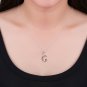 Classic silver color letters G pendant necklace woman & girl fashion jewelery