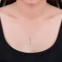 Silver Color Letter Pendant Necklace E Classic Fashion Woman Jewelry