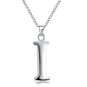 Silver Color Letter Pendant Necklace I Classic Fashion Woman Jewelry