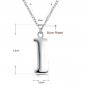 Silver Color Letter Pendant Necklace I Classic Fashion Woman Jewelry