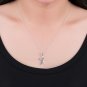 Silver Color Letter Pendant Necklace X Classic Fashion Woman Jewelry