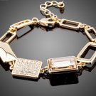 Gorgeous Gold Color Stellux Austrian Crystal Bracelets