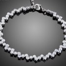 Luxurious Party Jewelry With 72pcs Top Grade Cubic Zirconia Tennis Bracelet