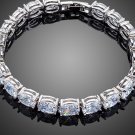 Charm Clear AAA+ Oval Cubic Zirconia Tennis Bracelet for Woman